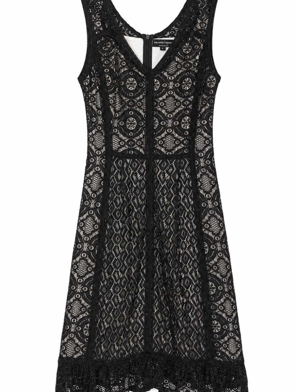 Nanette Lepore La Roca Black Lace Dress Size 6 NWT $378 MSRP